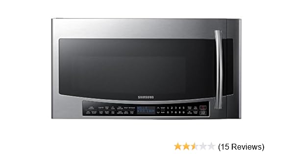 User manual Samsung MC17J8000CS/AA 1.7 cu. ft. Over The Range